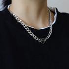 Heart Pendant Chain Necklace / Bracelet