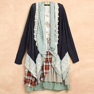 Floral Lace-trim Jacket