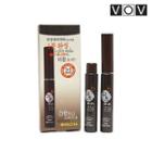 Vov - Kum-eun Meo Ri Hair Mascara With Refill 14ml X 2pcs (2 Colors) #01 Natural Black