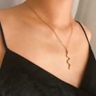 Snake Necklace 2405 - Silver - One Size