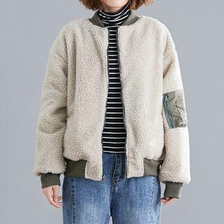 Zip Jacket Almond - One Size