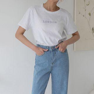 London Round-neck Cotton T-shirt
