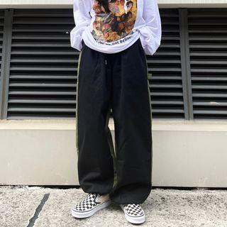 Two-tone Panel Pants