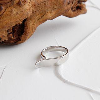 925 Sterling Silver Polished Ring Silver - One Size