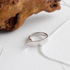 925 Sterling Silver Polished Ring Silver - One Size