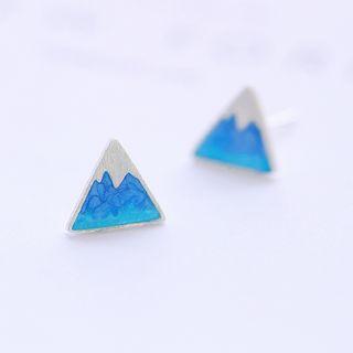 Fuji Mountain Stud Earring