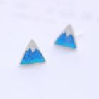 Fuji Mountain Stud Earring