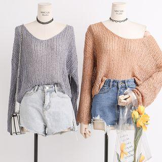 Lightweight Open-knit Top