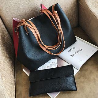 Set: Color Panel Tote + Pouch