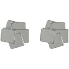 Metal Square Earring