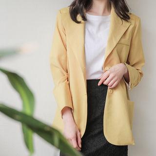 Single-breasted Colored Blazer