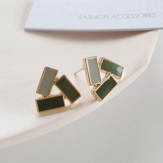 Glaze Block Earring