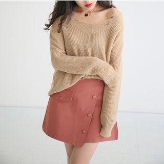 Knit Long-sleeve T-shirt
