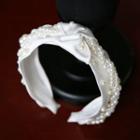 Wedding Faux Pearl Hair Band White - One Size
