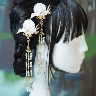 Retro Shell Fringed Hair Stick