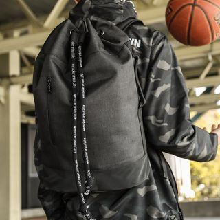 Nylon Drawstring Bucket Backpack