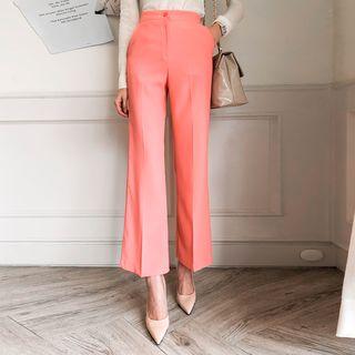 Office Look Boot-cut Dress Pants