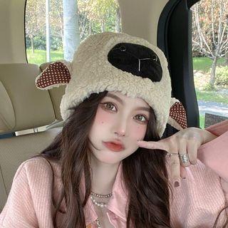 Sheep Faux Shearling Trapper Hat