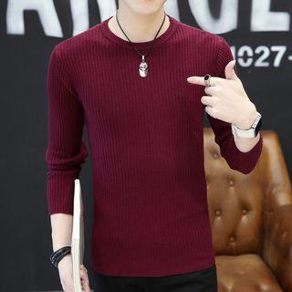 Plain Knit Sweater