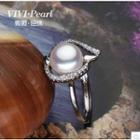 Freshwater Pearl Sterling Silver Adjustable Ring