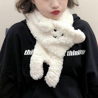 Bear Chenille Scarf
