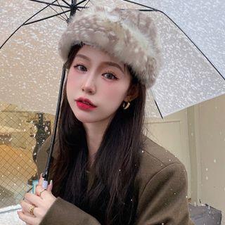 Fluffy Cloche 1 Pc - Khaki - One Size