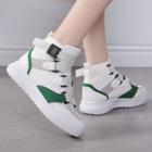 Platform Canvas High-top Sneakers