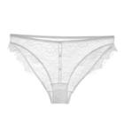 Lace Buttoned Panties/hair Band/leg Chain/eyeshade