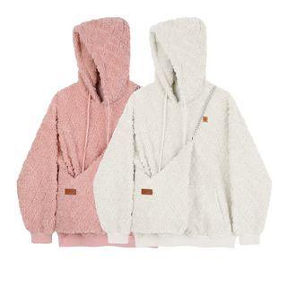 Set: Fluffy Hoodie + Crossbody Bag