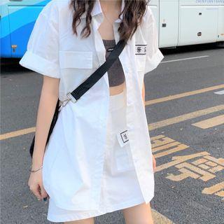 Koran Character Short-sleeve Shirt / Skirt