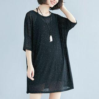 Set: Short-sleeve Tunic + Strappy Dress
