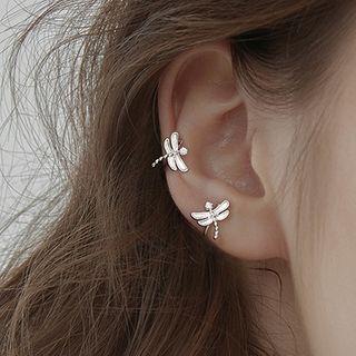 925 Sterling Silver Dragonfly Earring
