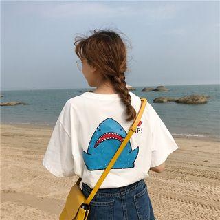 Shark Printed Short-sleeve T-shirt