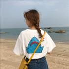 Shark Printed Short-sleeve T-shirt