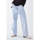 Couple Foliage Wide-leg Jeans
