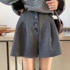 High Waist Shorts Gray - One Size