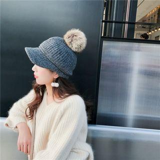 Bobble Knit Cap