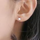 925 Sterling Silver Star Earring 1 Pair - Star Earring - One Size