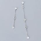 Non-matching 925 Sterling Silver Dangle Earring 1 Pair - S925 Sterling Silver - One Size