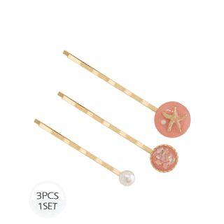 Faux-gem Hair Pin (3 Pcs)