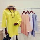 Off-shoulder Long-sleeve T-shirt