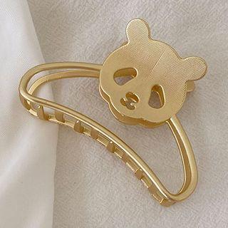 Alloy Panda Hair Clamp Gold - One Size