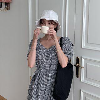 Linen Blend Bucket Hat With Strap