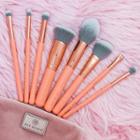 Ace Beaute - 8 Piece Blush Brush Set With Velvet Pouch 8pcs Brush Set