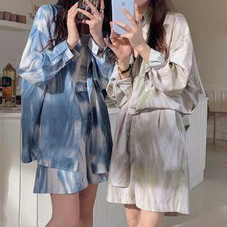 Dye Print Shirt / Shorts