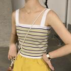 Contrast-stripe Knit Camisole