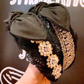 Bow Accent Lace Headband