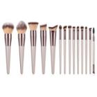 Set Of 14: Makeup Brush 14 Pieces - T-14-008 - One Size
