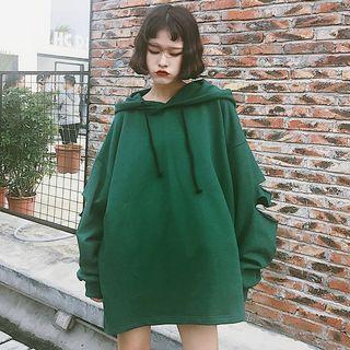 Ripped Oversized Hoodie