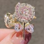 Lollipop Rhinestone Hair Clip Ly737 - Pink - One Size